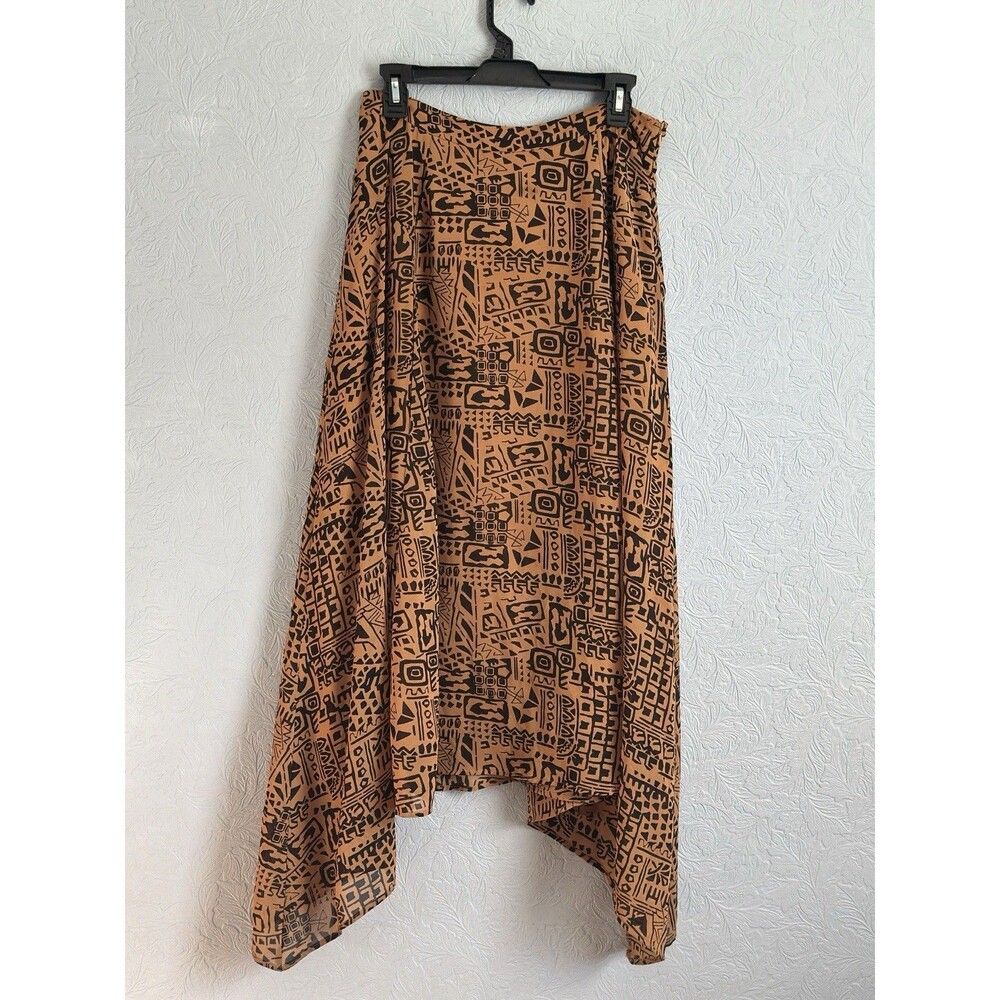Forever 21 Size Large Shark Bite Maxi Skirt Love 21 C15